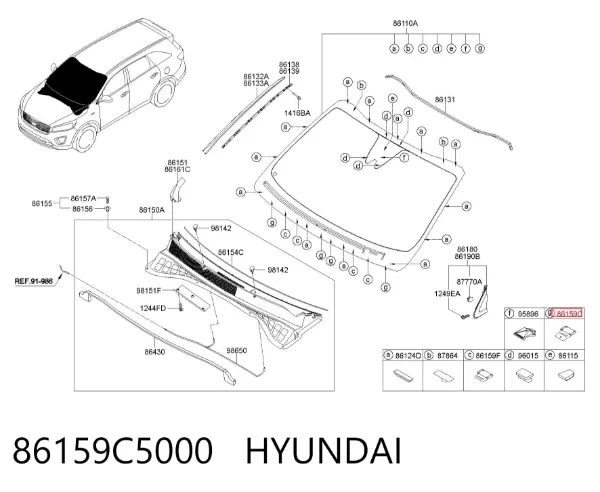  86159C5000 Hyundai/Kia