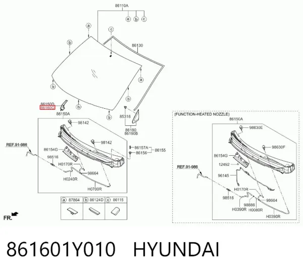  861601Y010 Hyundai/Kia