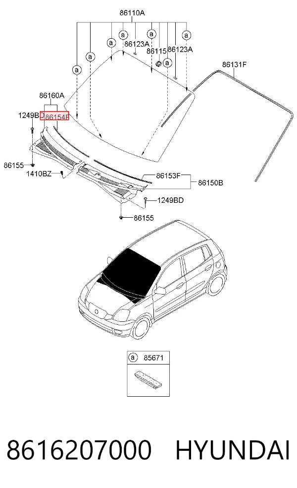  8616207000 Hyundai/Kia