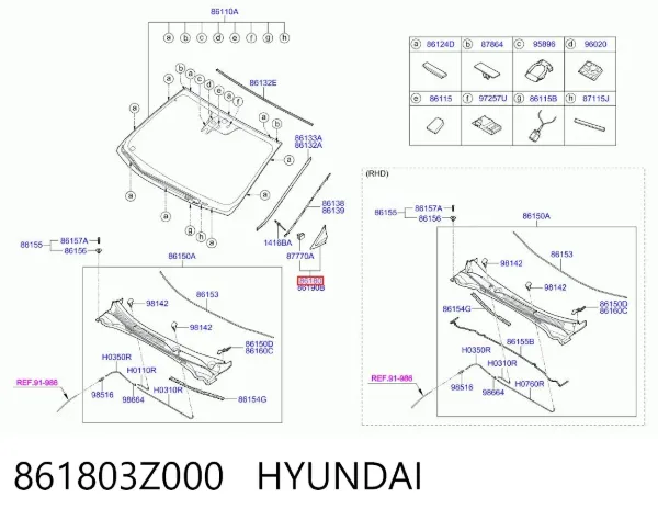 861803Z000 Hyundai/Kia