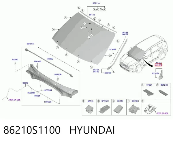  86210S1100 Hyundai/Kia