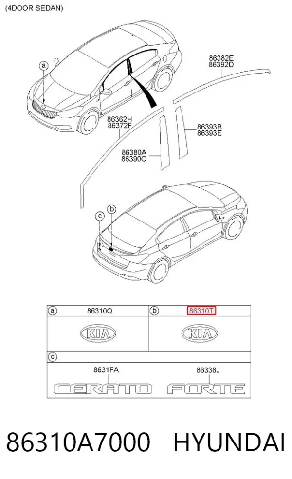  86310A7000 Hyundai/Kia