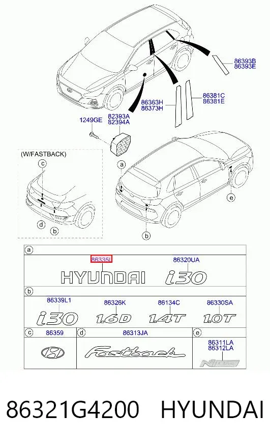  86321G4200 Hyundai/Kia