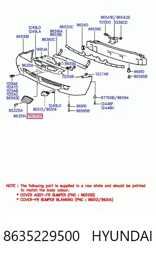  8635229500 Hyundai/Kia