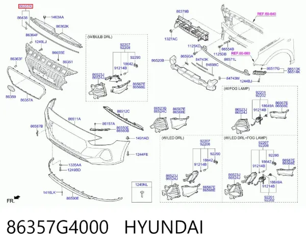  86357G4000 Hyundai/Kia