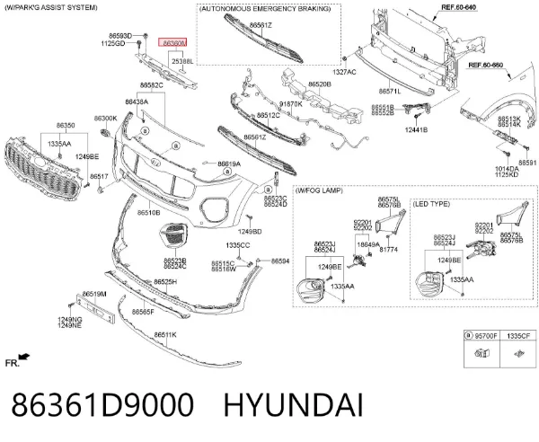 86361D9000 Hyundai/Kia
