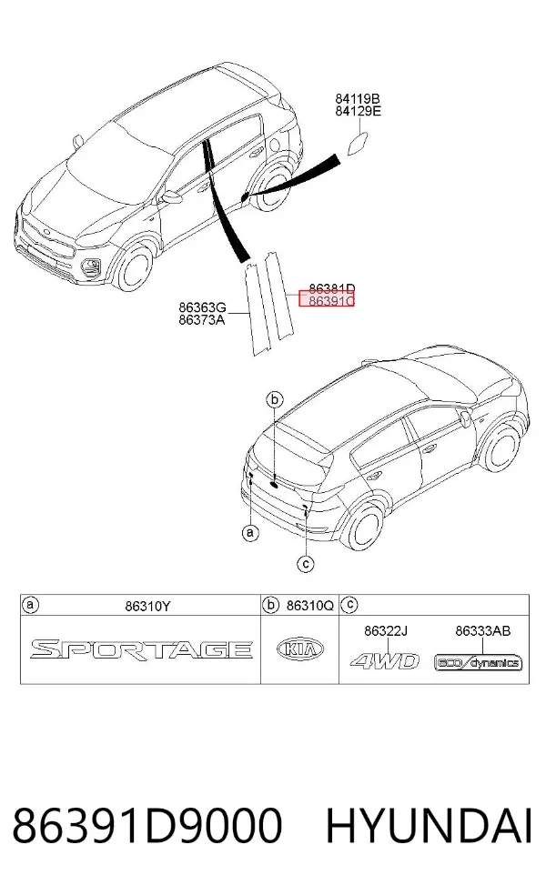  86391D9000 Hyundai/Kia
