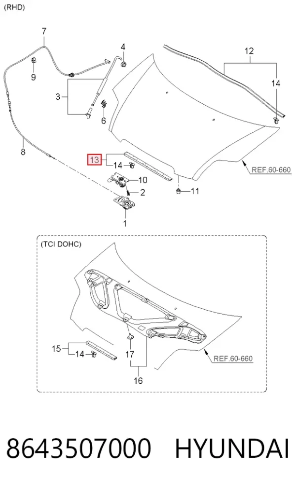  8643507000 Hyundai/Kia