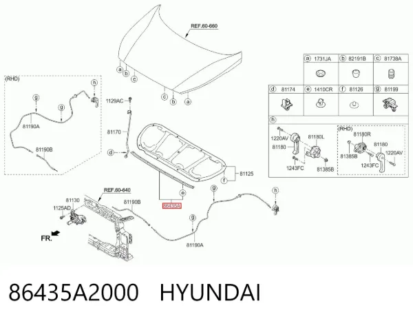  86435A2000 Hyundai/Kia