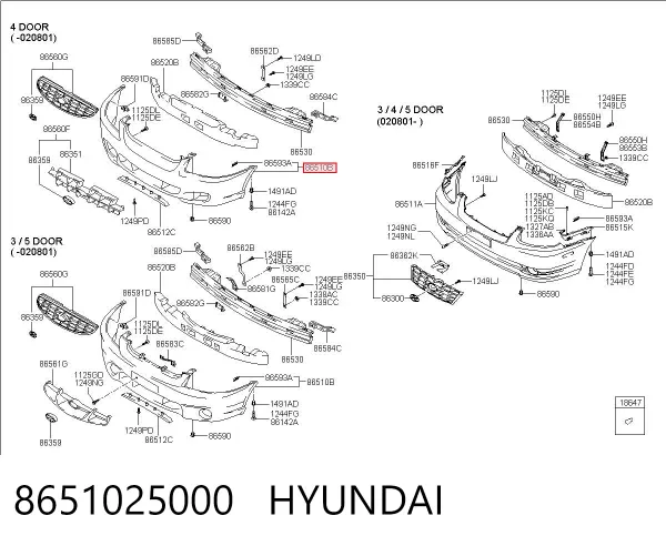 Передний бампер KH3155900 Starline