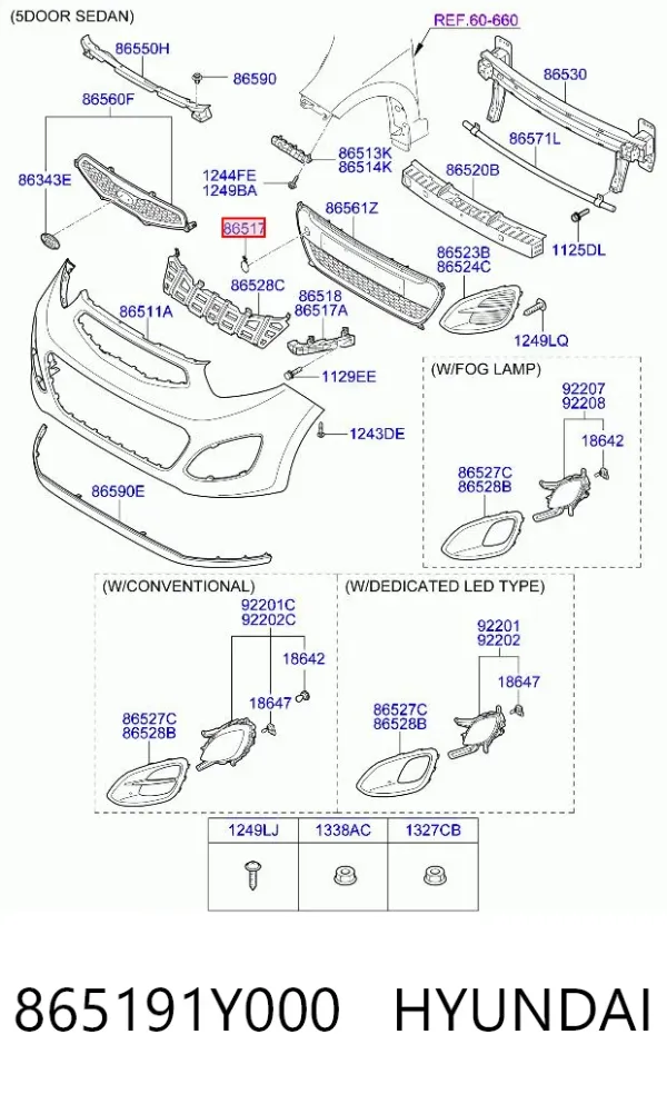  865191Y000 Hyundai/Kia