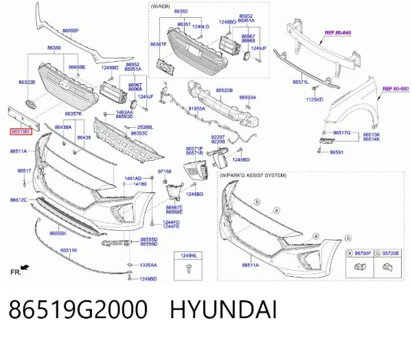  86519G2000 Hyundai/Kia