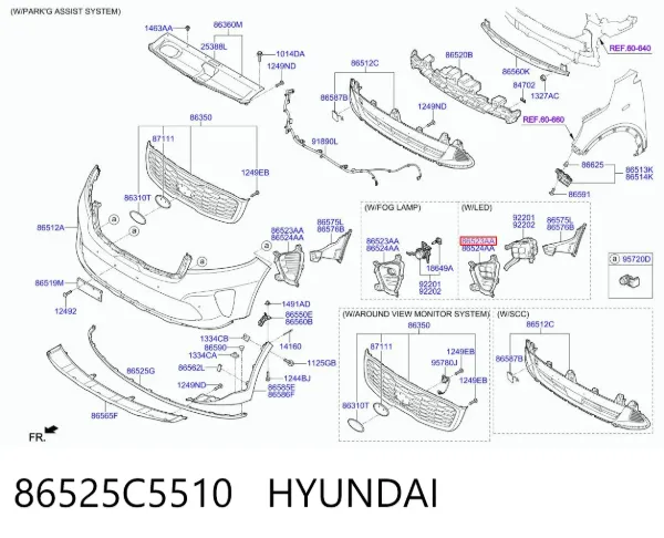  86525C5510 Hyundai/Kia