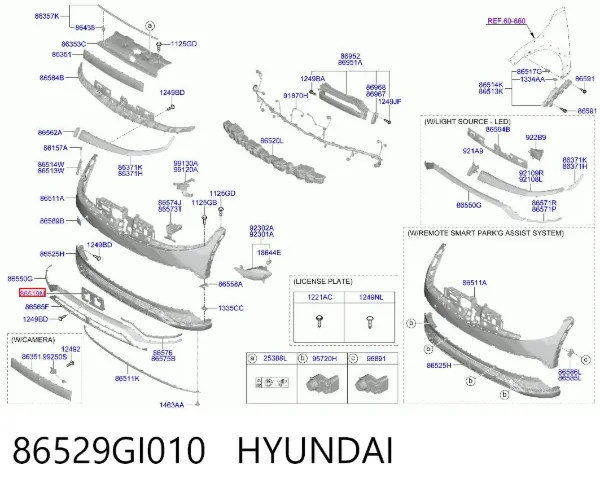  86529GI010 Hyundai/Kia