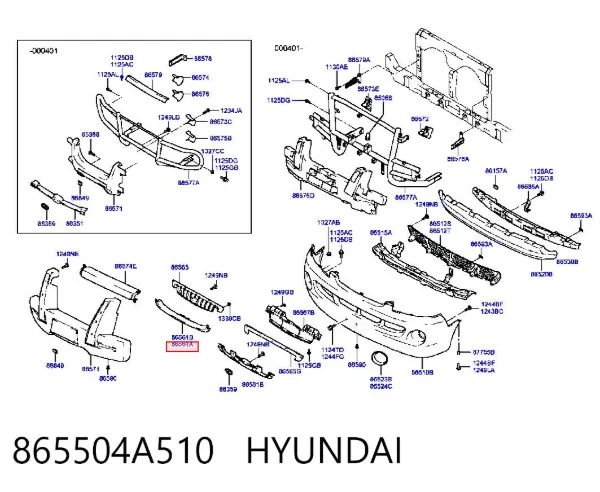  865504A510 Hyundai/Kia