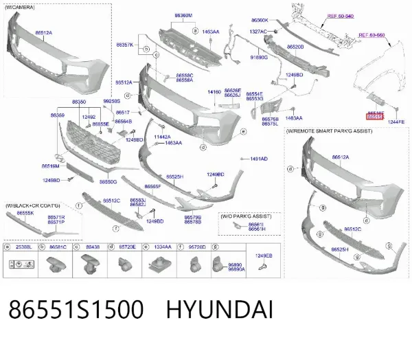  86551S1500 Hyundai/Kia