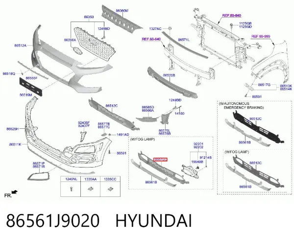  86561J9020 Hyundai/Kia