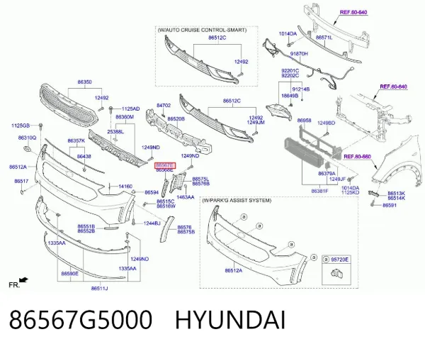  86567G5000 Hyundai/Kia