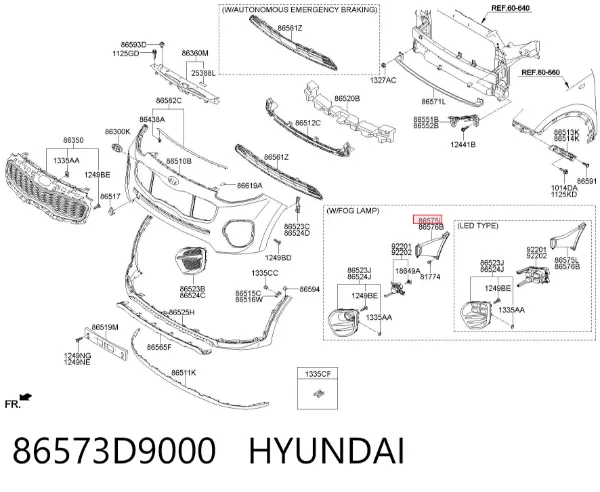  86573D9000 Hyundai/Kia