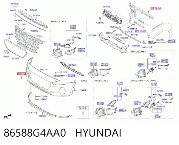  86588G4AA0 Hyundai/Kia