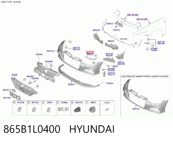  865B1L0400 Hyundai/Kia