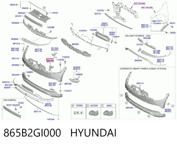 865B2GI000 Hyundai/Kia