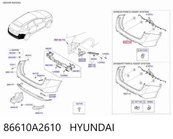  86610A2610 Hyundai/Kia