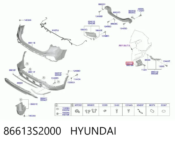  86613S2000 Hyundai/Kia