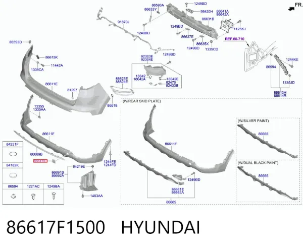  86617F1500 Hyundai/Kia