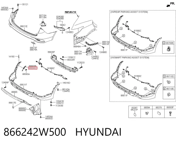  866242W500 Hyundai/Kia