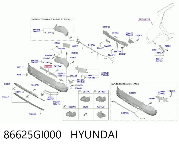  86625GI000 Hyundai/Kia