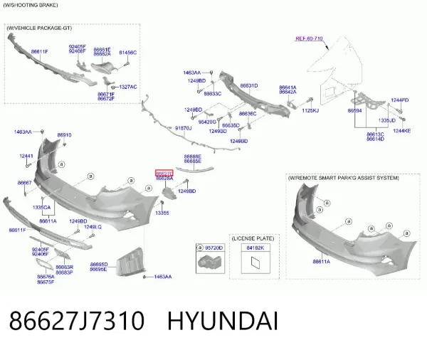 86627J7310 Hyundai/Kia