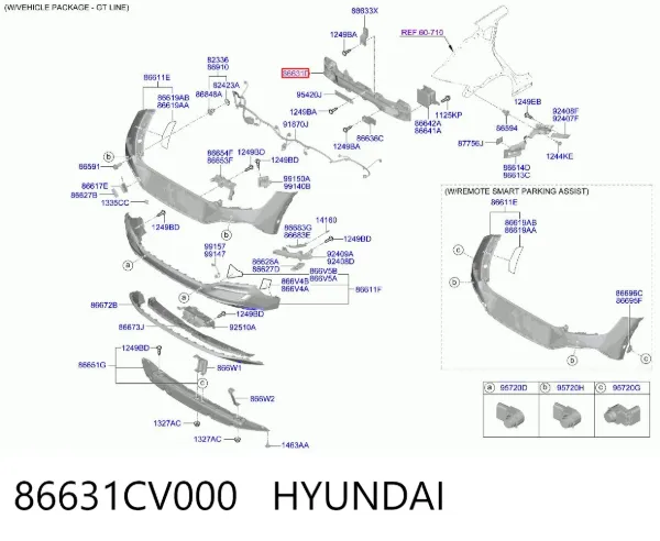  86631CV000 Hyundai/Kia