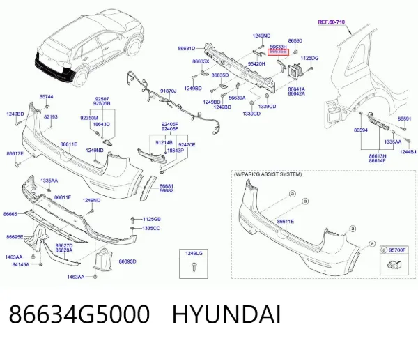  86634G5000 Hyundai/Kia