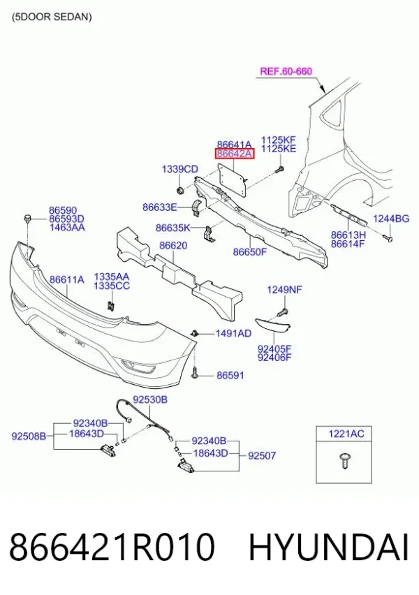  866421R010 Hyundai/Kia