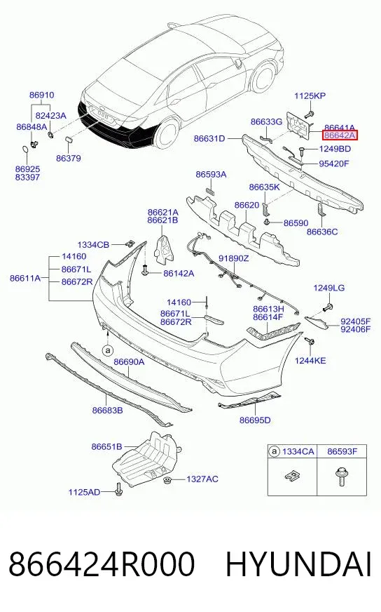  866424R000 Hyundai/Kia