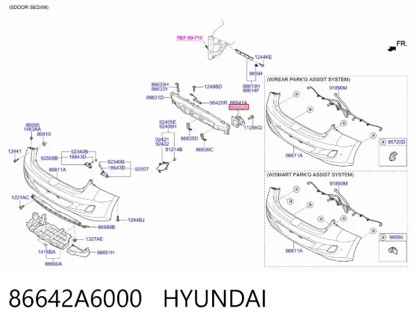  86642A6000 Hyundai/Kia