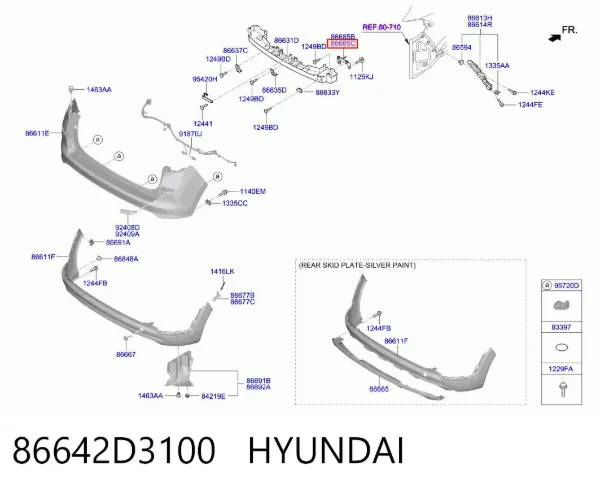  86642D3100 Hyundai/Kia