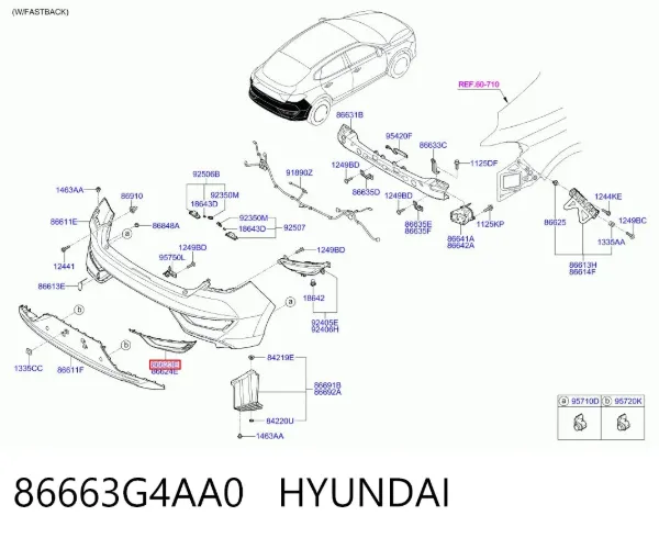  86663G4AA0 Hyundai/Kia