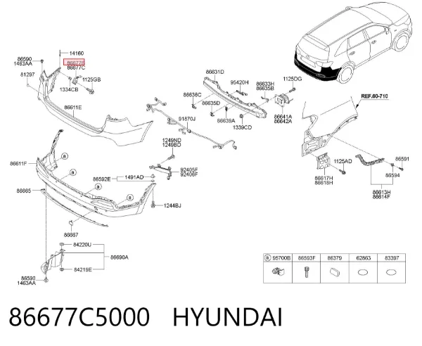  86677C5000 Hyundai/Kia
