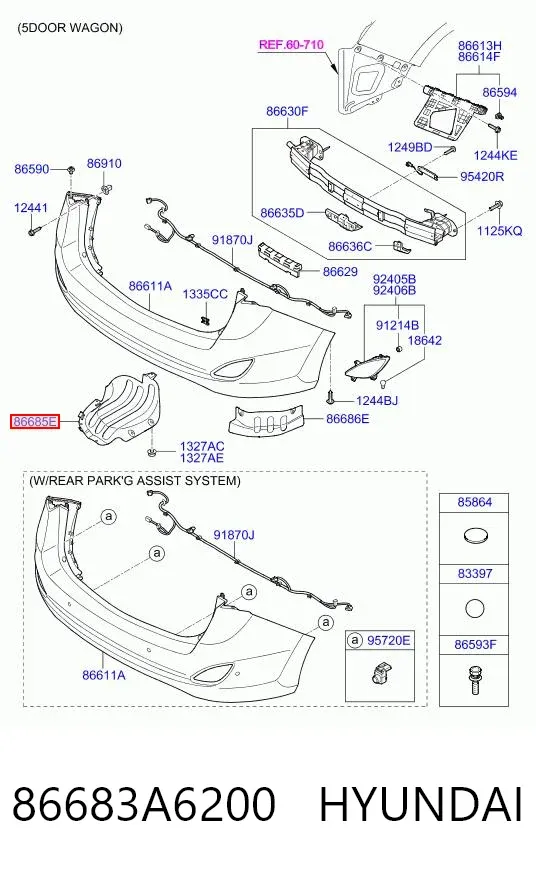  86683A6200 Hyundai/Kia