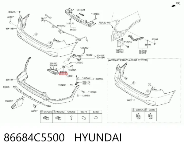  86684C5500 Hyundai/Kia