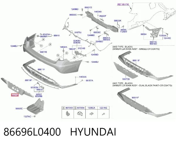  86696L0400 Hyundai/Kia