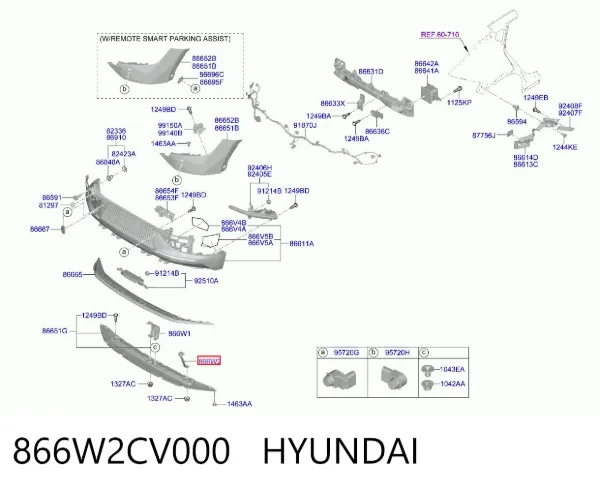  866W2CV000 Hyundai/Kia