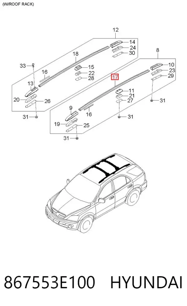  867553E100 Hyundai/Kia