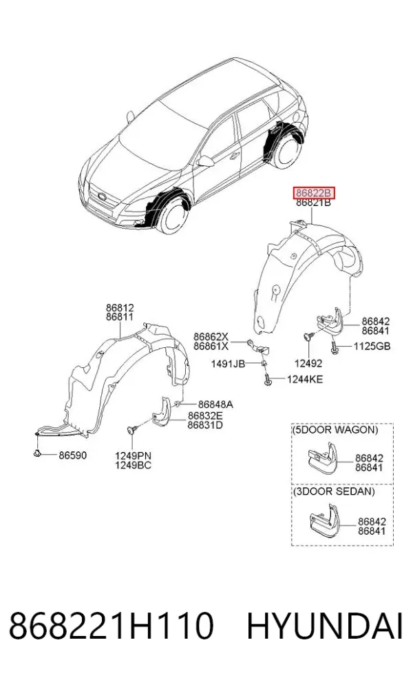  868221H110 Hyundai/Kia