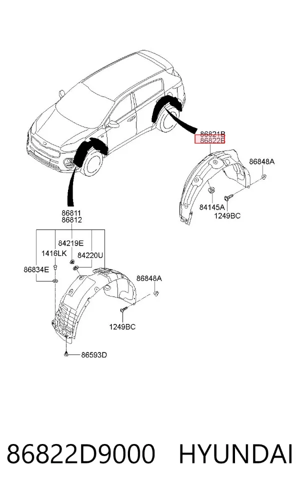  86822D9000 Hyundai/Kia