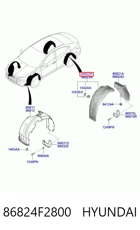  86824F2800 Hyundai/Kia