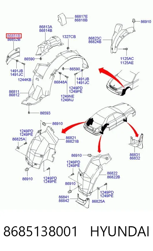  8685138001 Hyundai/Kia