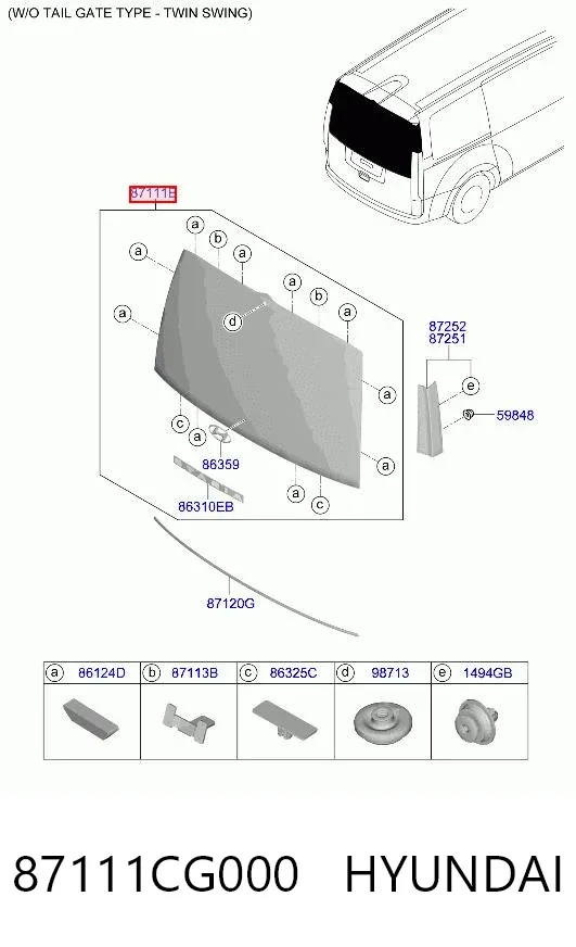 87111CG000 Hyundai/Kia